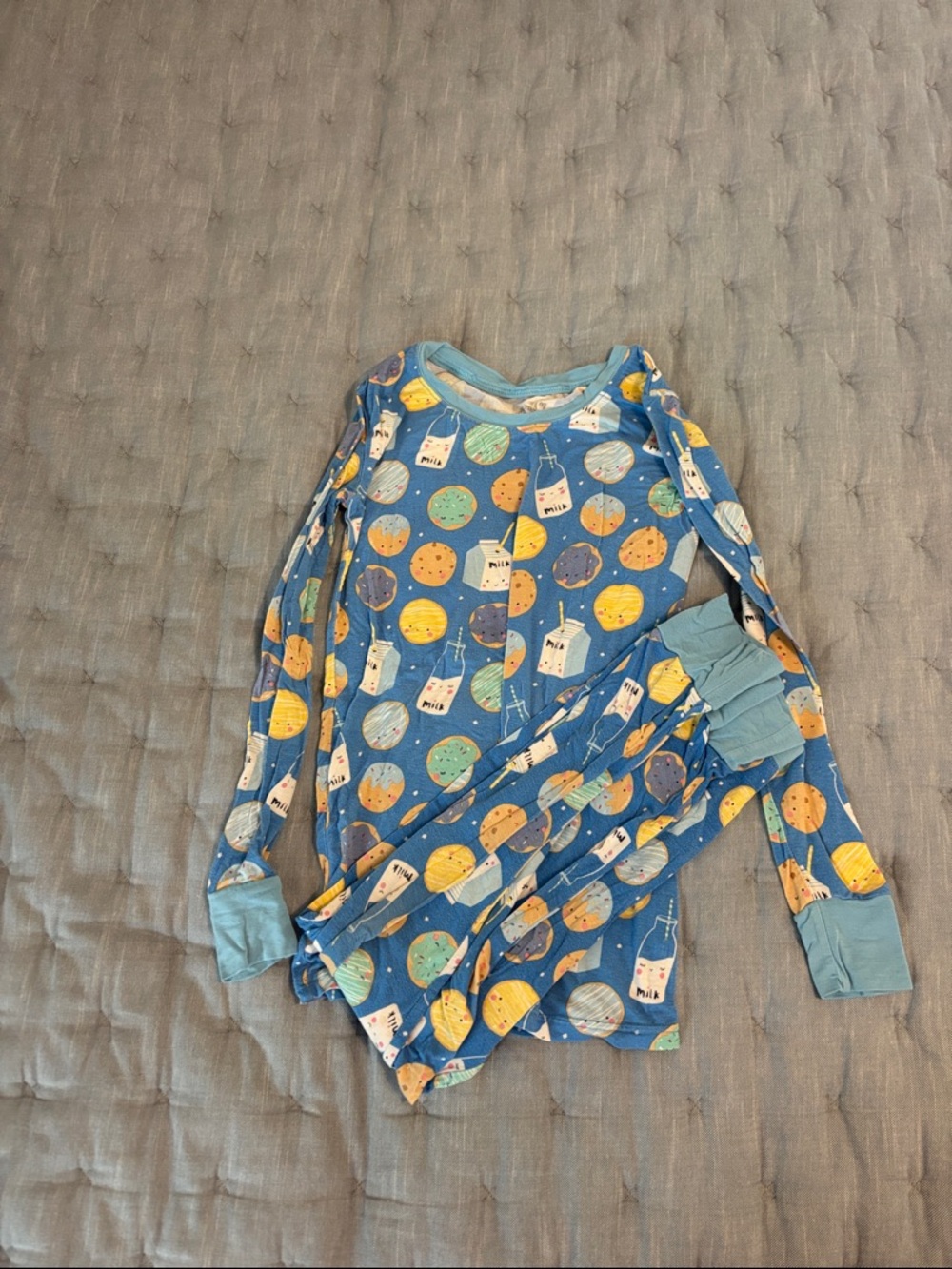Blue Planet Print Kids Pajama Set